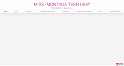 Desktop Screenshot of missmontanausa.com